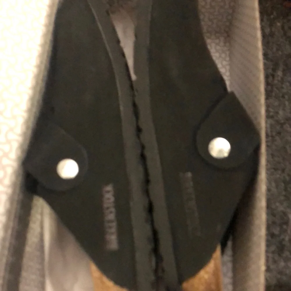 Birkenstock Boston big buckle black silver 39 narrow - Picture 3 of 5